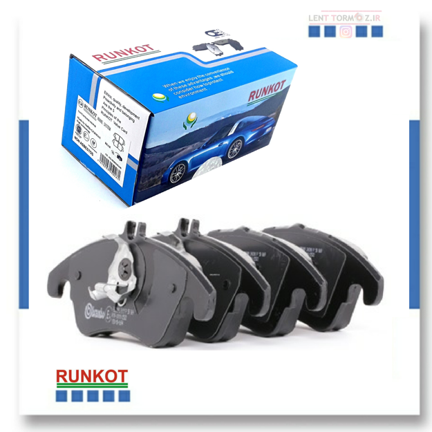 Picture of Samand front wheel brake pads (national EF7 - Soren - Sarir - SE) Iran Khodro