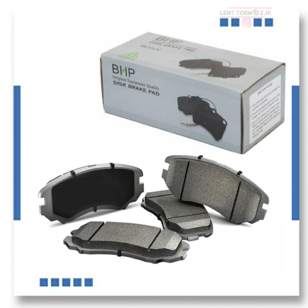 Picture of Peykan front wheel brake pads (old and new - Peykan van - Roa - Ardi) Iran Khodro