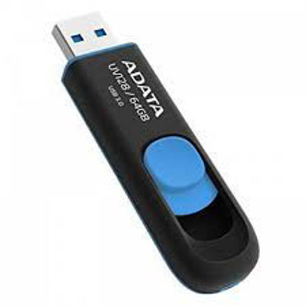 فلش ۶۴ گیگ ای دیتا ADATA UV128 USB 3.2 - آبی ( لوکسیها -  luxiha )