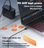 تصویر  کابل 65 وات دوسر تایپ سی جنس مقاوم TPE یک متری الدنیو LDNIO LC441C