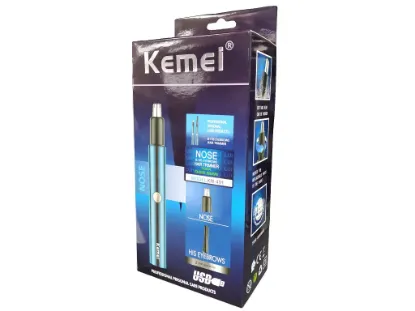 تصویر  ست اصلاح موی بینی و ابروی شارژی کمی Kemei Nose & HIS Eyebrows Hair Trimmer KM-491