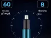 تصویر  ست اصلاح موی بینی و ابروی شارژی کمی Kemei Nose & HIS Eyebrows Hair Trimmer KM-491
