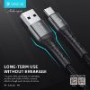 تصویر  کابل شارژ و دیتا usb to type c سلبریت مدل cb-16 با 3 آمپر توان فست شارژ