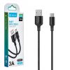 تصویر  کابل شارژ و دیتا usb to type c سلبریت مدل cb - 32 با 3 آمپر توان کنفی