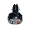 تصویر  شارژر فندکی دو پورت فست شارژ QC 3.0 مودم کت مدل  MODEMCAT  MCC-004