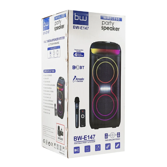 قیمت وخرید اسپیکر بلوتوثی قابل حمل بی دبلیو مدل BW-E147